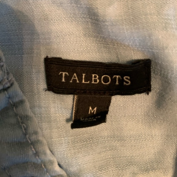 Talbots Long-Sleeved Shirt: Medium - Picture 3 of 4